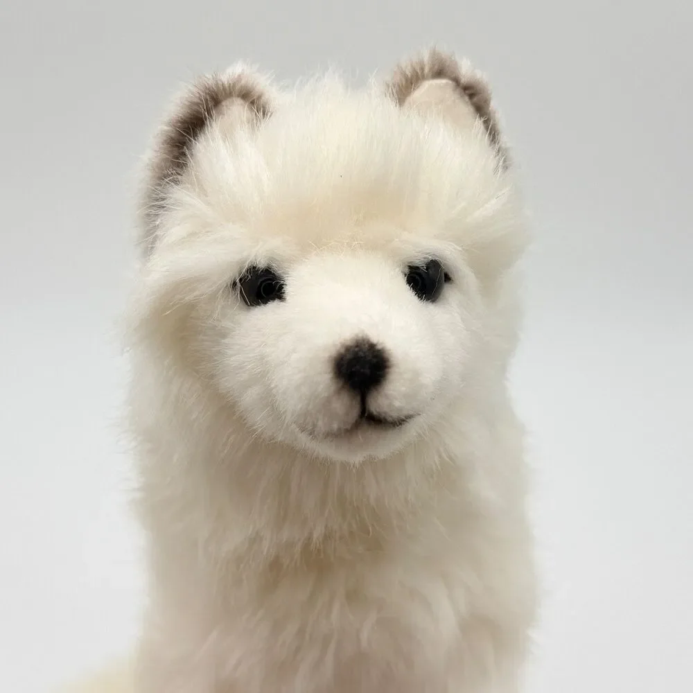 Kosen Arctic Fox White Plush Realistic #3930 Stuffed Animal Collect German